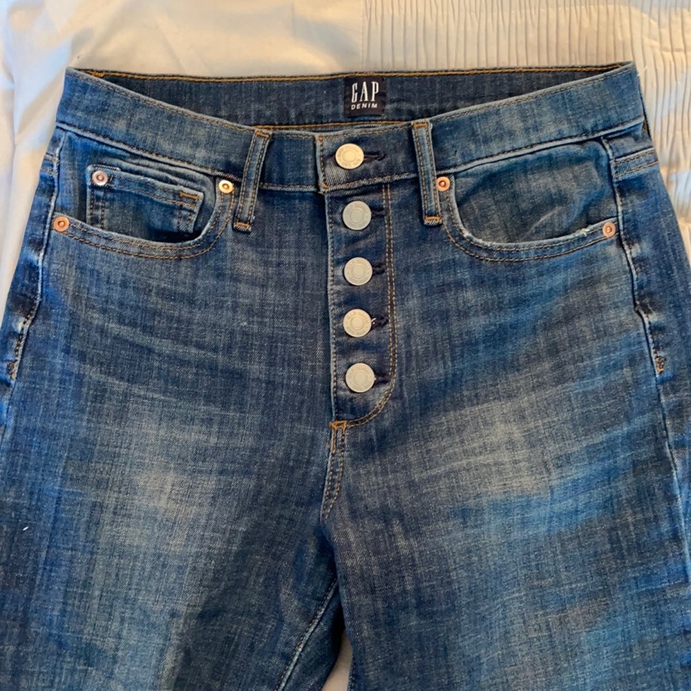 Gap True skinny high wasted jeans